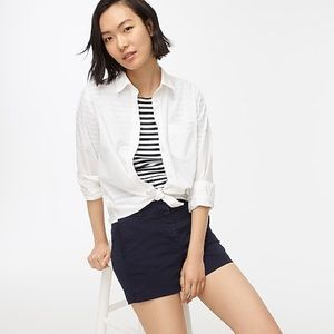 J Crew navy chino shorts